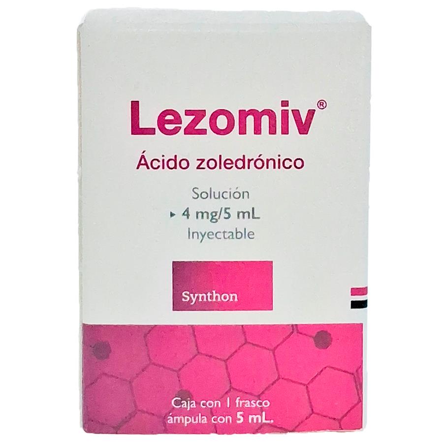 ÁCIDO ZOLEDRONICO C/1 4MG/4ML LEZOMIL